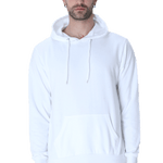 Solid hooded sweatshirt