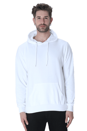 Solid hooded sweatshirt