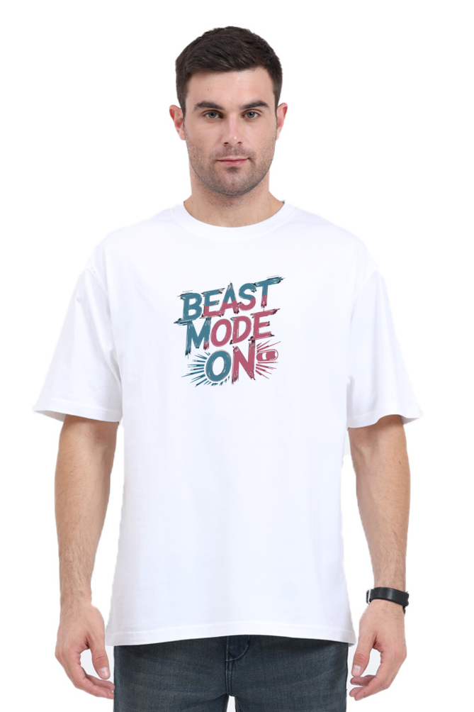 Beast Mode on Unisex Oversized Standard T-Shirt