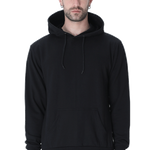Solid hooded sweatshirt