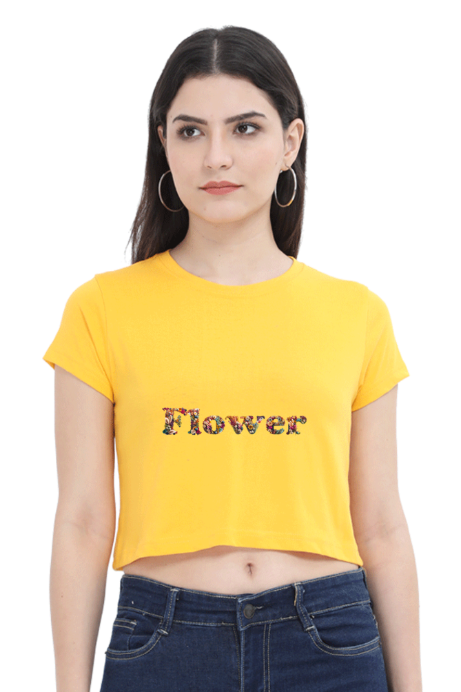 Flower Crop Top