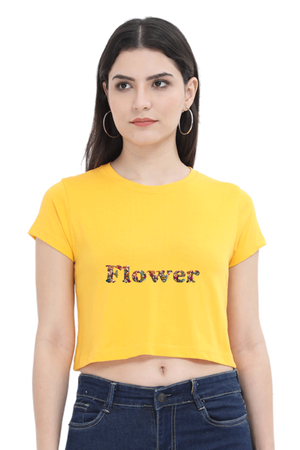 Flower Crop Top