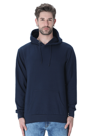Solid hooded sweatshirt
