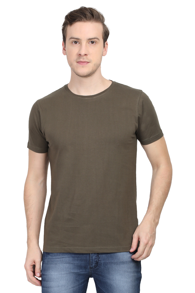 Round Neck Half Sleeve T-shirt for men