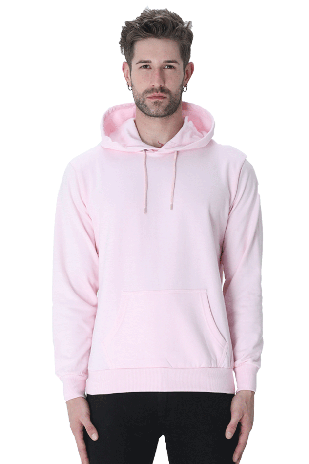Solid hooded sweatshirt