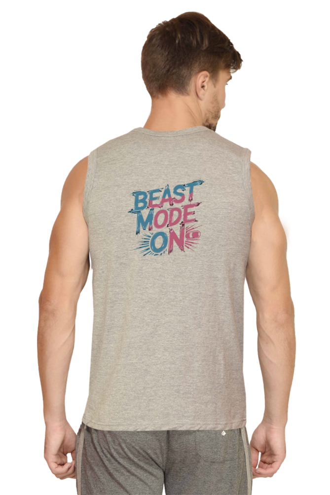 Round Neck Gym Vest for men