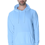Solid hooded sweatshirt