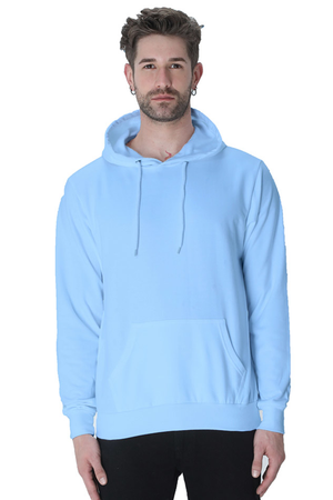 Solid hooded sweatshirt