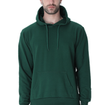 Solid hooded sweatshirt